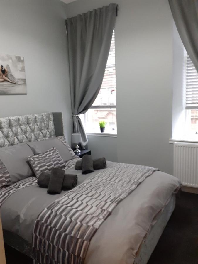 Modern Glasgow City Centre Apartment Exterior foto