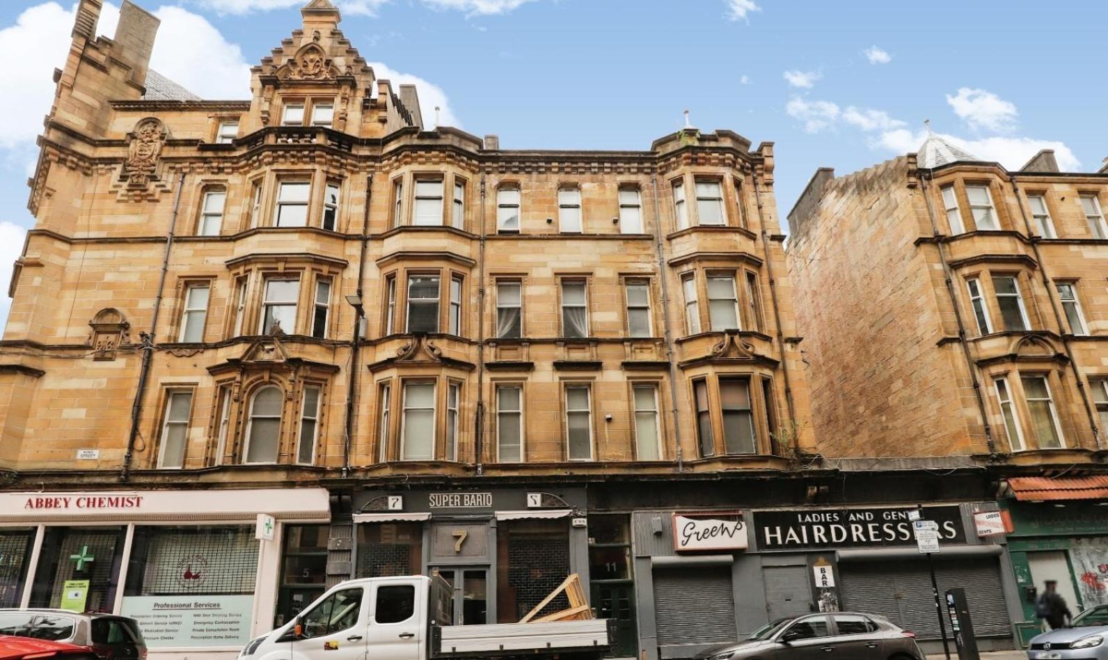 Modern Glasgow City Centre Apartment Exterior foto