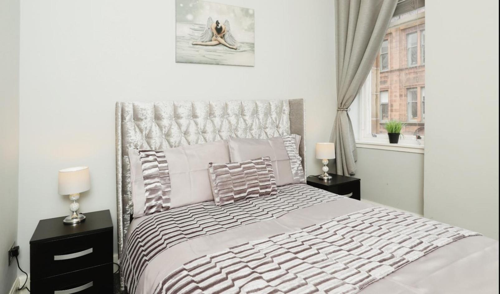 Modern Glasgow City Centre Apartment Exterior foto